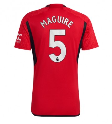 Manchester United Harry Maguire #5 Koszulka Podstawowych 2023-24 Krótki Rękaw